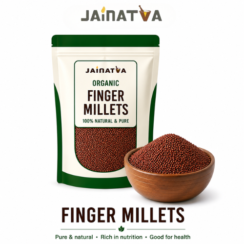 Jainatva Organic Finger Millets (Ragi) – 1 KG