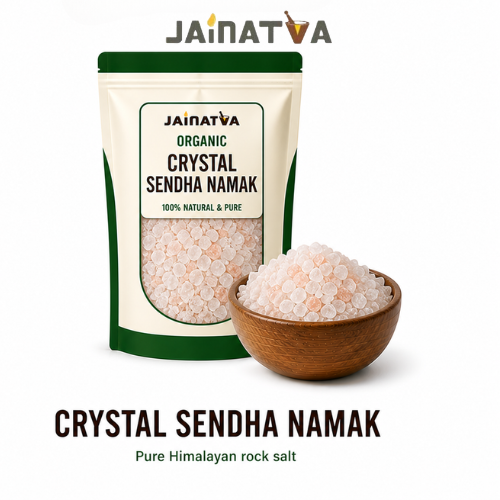 Jainatva Organic Sendha Namak (Rock Salt) – 1 KG | 100% Natural & Unrefined