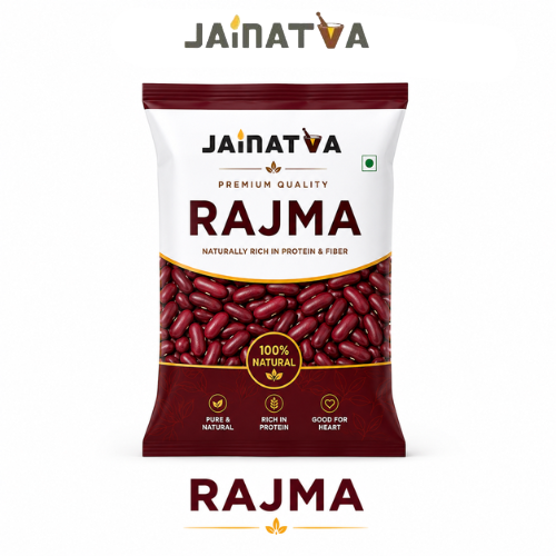 Jainatva Organic Rajma 1kg – Premium Kidney Beans, Protein Rich & Natural