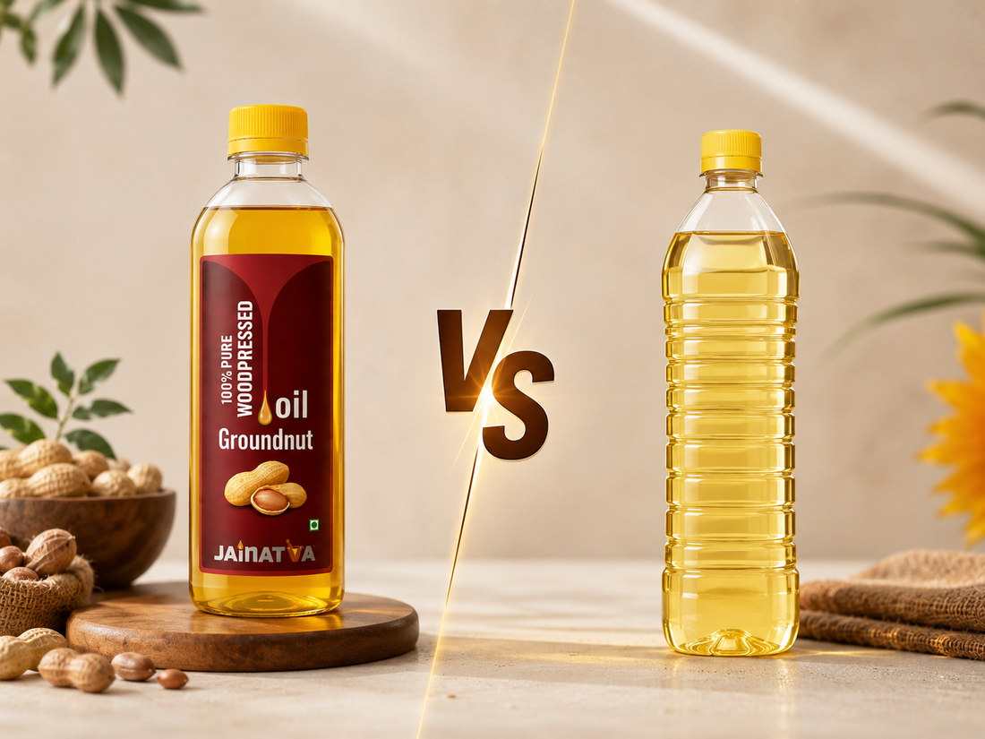 Refined Oil vs Wood Pressed Oil: Which Oil is Better for Your Family?