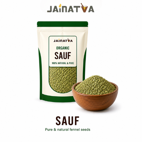 Jainatva Organic Sauf (Fennel Seeds) – 1 KG | Fresh & Aromatic