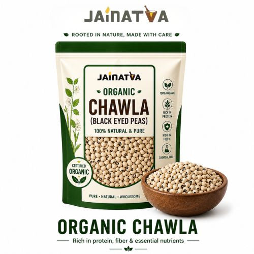 Jainatva Organic Chia Seeds 200g – Omega-3 Rich Superfood, High Fiber