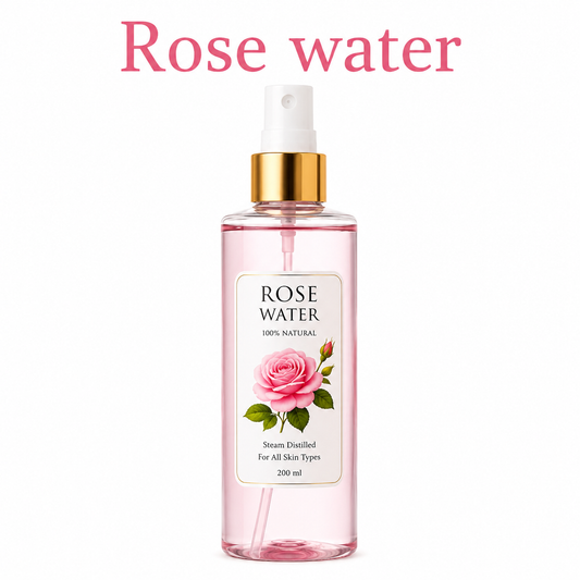 Organic Rose Water Facial Mist for All Skin Types
